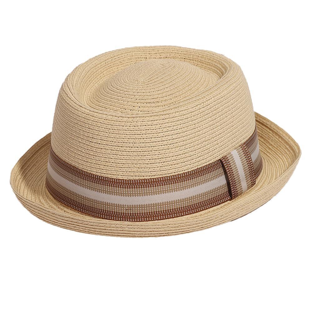 1891 Straw Sun Hat Breaking Bad Hats Porkpie Hats with Ribbon Heisenberg
